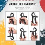 Adjustable Hand Grip Strengthener for Athletes - 2 Pack