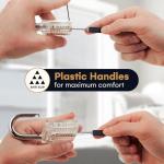 Professional 20-Piece Lockpicking Set with Transparent Padlock | Gadgets for Men