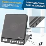 Portable CD Player with Speakers and Headphones