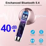 Bluetooth 5.3 Wireless Earbuds with Deep Bass