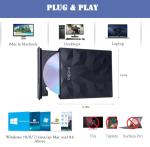 Portable USB 3.0 External CD DVD Drive