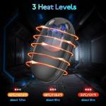 Portable Rechargeable Hand Warmers - Long Lasting, 3 Heat Levels