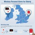 Smart Wireless Caregiver Panic Button with Phone Link