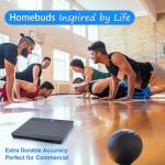 Smart Bathroom Scale with LED Display and Glass Platform