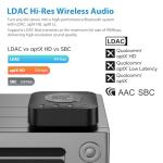 1Mii Bluetooth 5.1 Music Receiver - Hi-Res Stereo