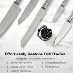 AnySharp Hands-Free Knife Sharpener with Suction Grip