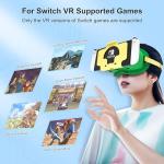 DEVASO Upgraded VR Headset for Nintendo Switch & Switch OLED Model, Switch Virtual Reality Glasses with Adjustable HD Lenses and Comfortable Head Strap, Labo VR Kit 3D Goggles for Switch Accessories