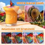Yidoroye 1000X Handheld Digital Microscope for Kids
