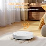 3-in-1 Robot Vacuum and Mop with Powerful Suction