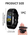 Fitness Tracker Smart Watch with Heart Rate Monitor