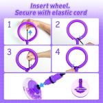 Kids' Skip Ball with Counter and Timer - Purple