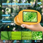 4K Handheld Microscope for Kids - Fun STEM Toy