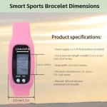 Smart Fitness Tracker Bracelet with Calorie Counter