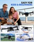 4K Camera Drone with Gesture Control and Stunts