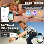 Kids Smart Watch with Fitness Tracker & Touchscreen