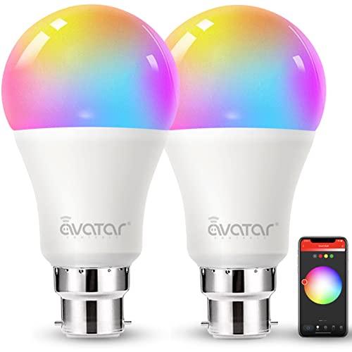 Set of 2 Avatar Controls Smart WiFi Light Bulbs