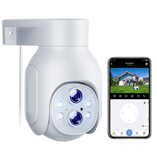Camcamp 2K Wireless Outdoor Security Camera with AI Tracking