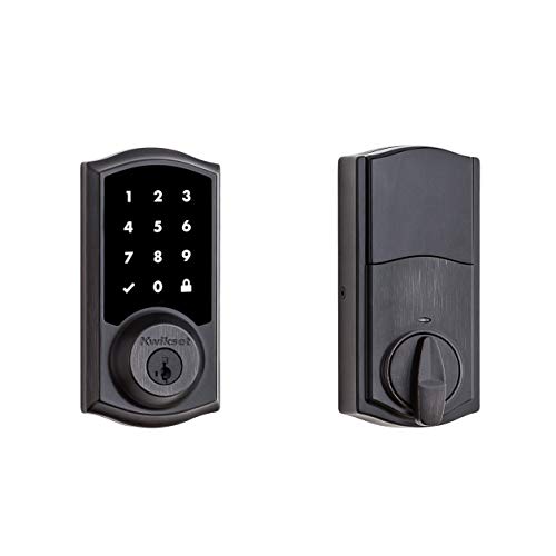 Kwikset SmartCode 916 Touchscreen Deadbolt Lock, Venetian Bronze