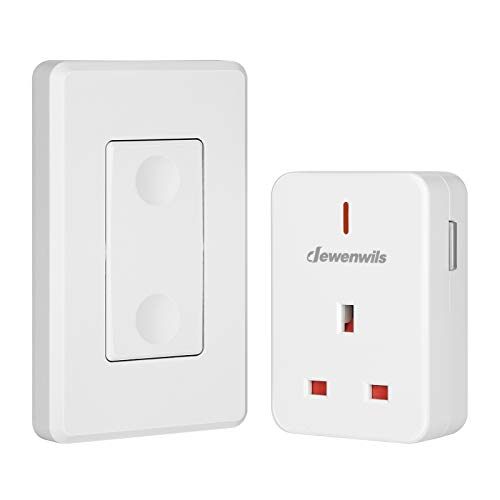 DEWENWILS Remote Control Plug Socket, 13A/3120W, 30m Range