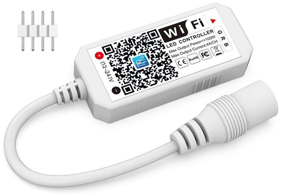 Smart RGB WiFi LED Controller for Color Changing LEDs