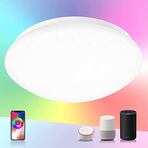 SYLSTAR Smart LED Ceiling Light with RGB Ambiance