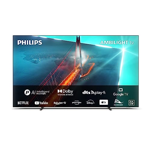 PHILIPS Ambilight OLED708/12 65" Smart 4K TV | OLED, HDR10+, Dolby Atmos