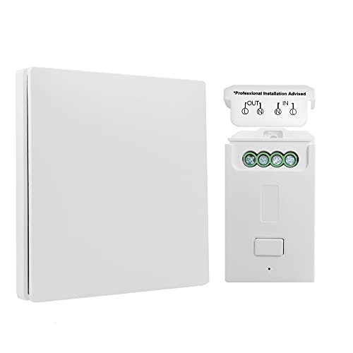 Portable Self-Powered Wireless Light Switch Kit for Home