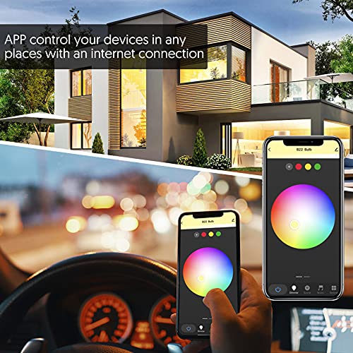 Set of 2 Avatar Controls Smart WiFi Light Bulbs