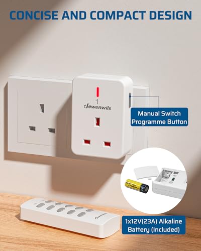 DEWENWILS Wireless Remote Control Plug Socket Set
