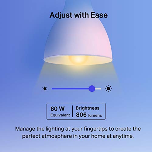 Tapo Smart WiFi LED Bulb, Works with Alexa & Google Home