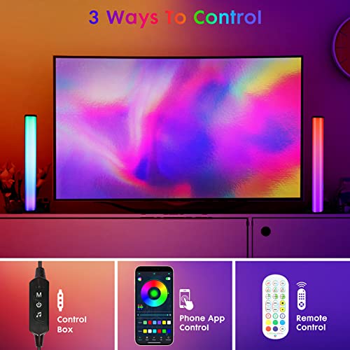 Smart RGB LED Light Bar Sync with Music & Remote Control