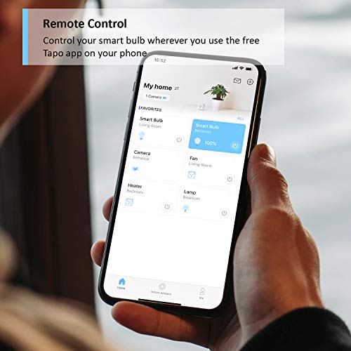 Tapo Smart WiFi LED Bulb, Works with Alexa & Google Home