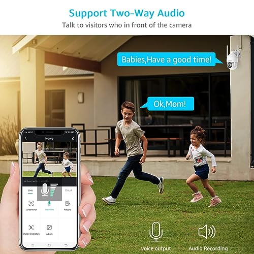 ANRAN 2K Outdoor Security Camera with Auto Tracking