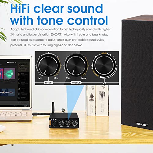 Nobsound Q4 DAC Hi-Fi Bluetooth Amplifier