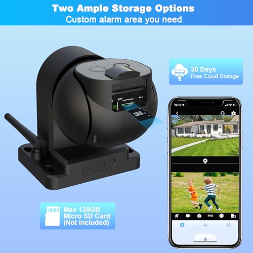 4G LTE Cellular Security Camera with Dual-Lens