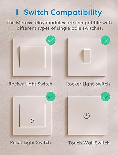 Meross Smart Light Switch Module with Voice Control