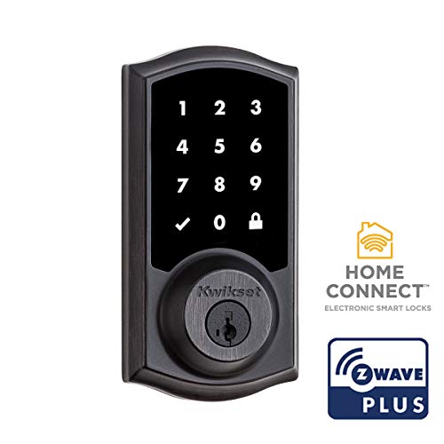 Kwikset SmartCode 916 Touchscreen Deadbolt Lock, Venetian Bronze