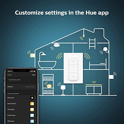 Philips Hue Smart Dimmer Switch V2 for Home Lighting