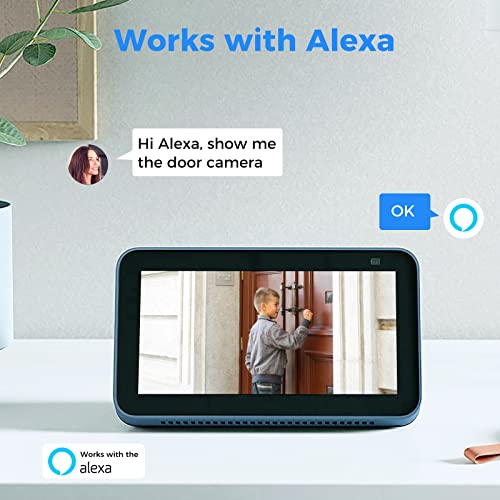 Hiseeu Outdoor Security Camera with 5MP Resolution & Auto-Tracking