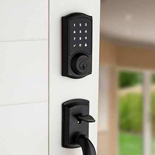 Kwikset SmartCode 916 Touchscreen Deadbolt Lock, Venetian Bronze