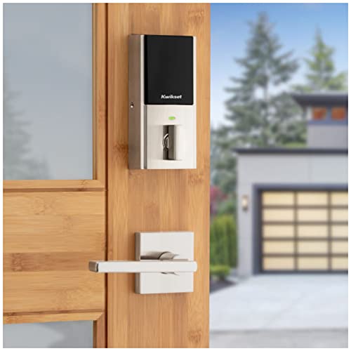 Kwikset Contemporary Smart Lock Deadbolt Z-Wave Iron Black