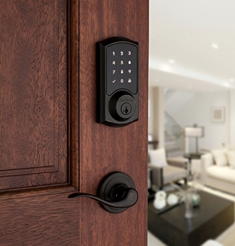 Kwikset SmartCode 916 Touchscreen Deadbolt Lock, Venetian Bronze