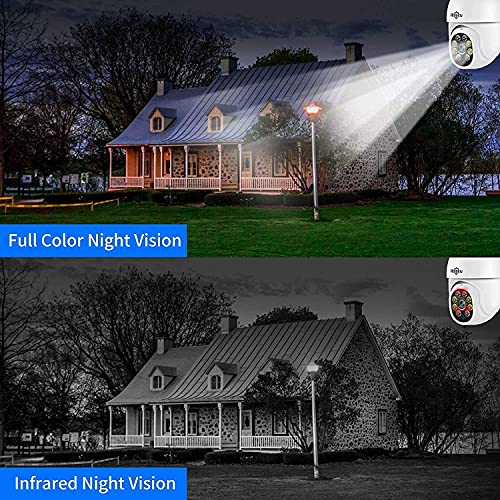 Hiseeu Outdoor Security Camera with 5MP Resolution & Auto-Tracking