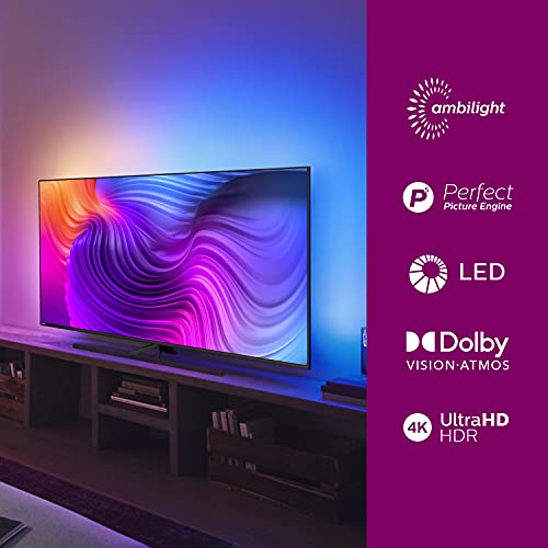 PHILIPS 65-Inch 4K LED TV with Ambilight