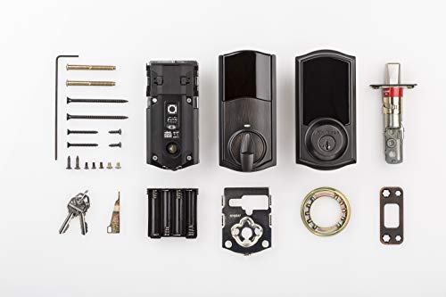 Kwikset SmartCode 916 Touchscreen Deadbolt Lock, Venetian Bronze