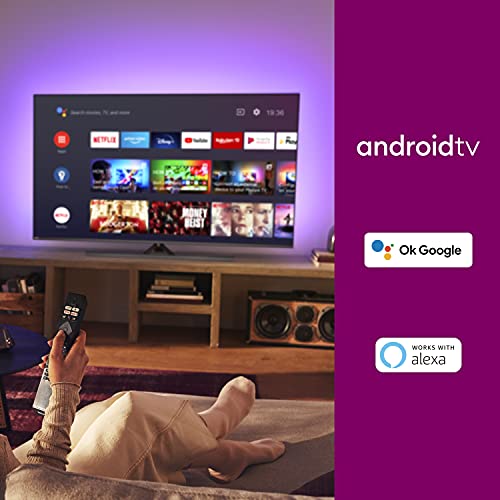 PHILIPS 65-Inch 4K LED TV with Ambilight