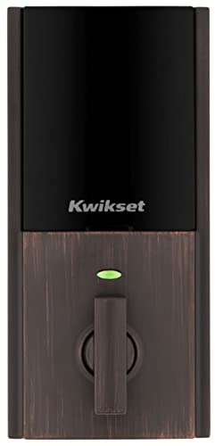 Kwikset Contemporary Smart Lock Deadbolt Z-Wave Iron Black