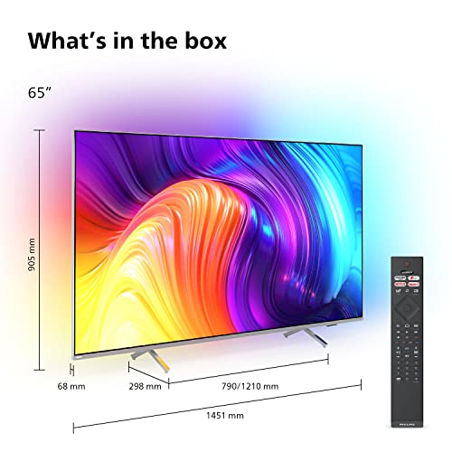 PHILIPS 65-Inch 4K LED TV with Ambilight