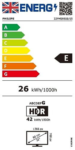 Philips 32" Smart LED TV | Pixel Plus HD & HDR10 | Dolby Atmos