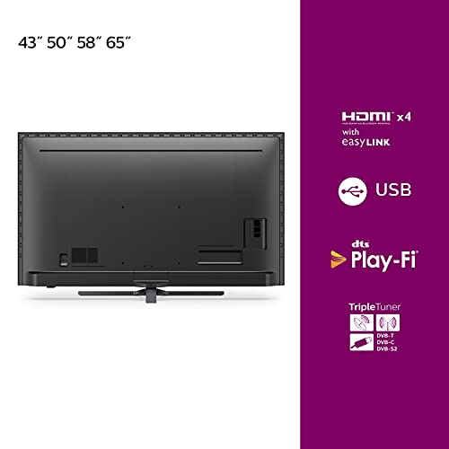 PHILIPS 65-Inch 4K LED TV with Ambilight